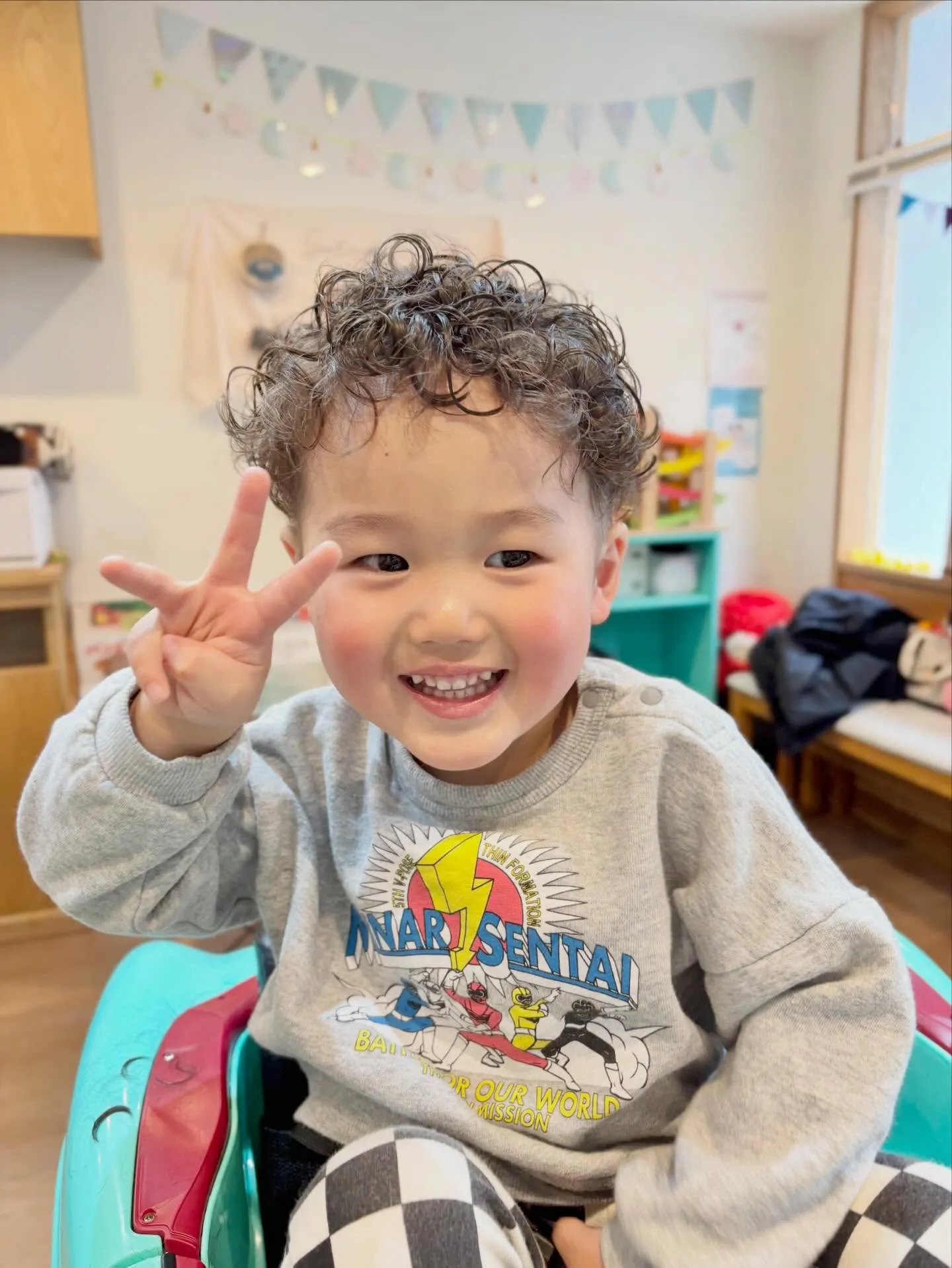 【キッズカットパーマ】